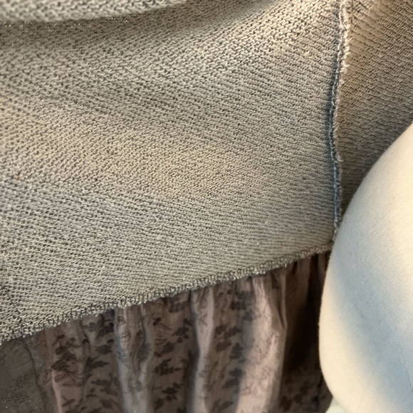 Jaded Gypsy Magic Duster Boho Lace Cotton Jersey Sweater Kimono - Picture 7 of 10